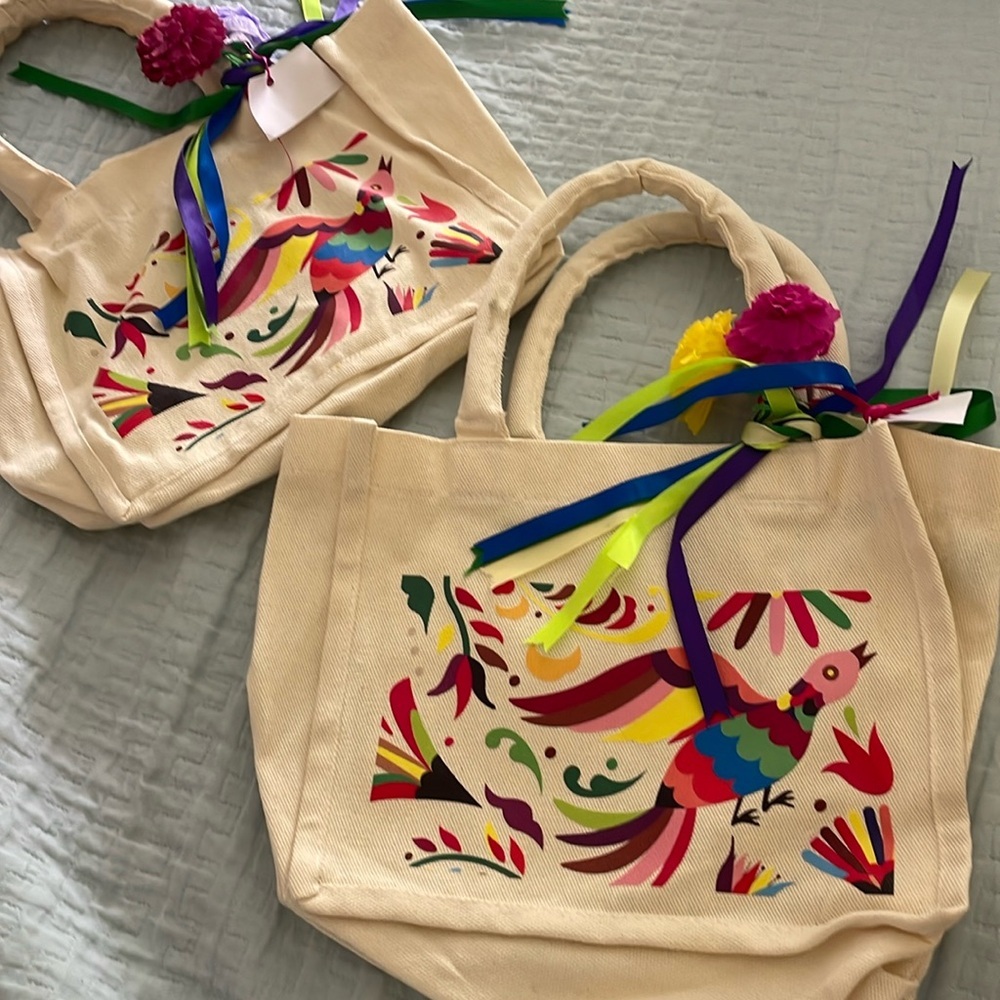 Mexican Mini Tote Bags